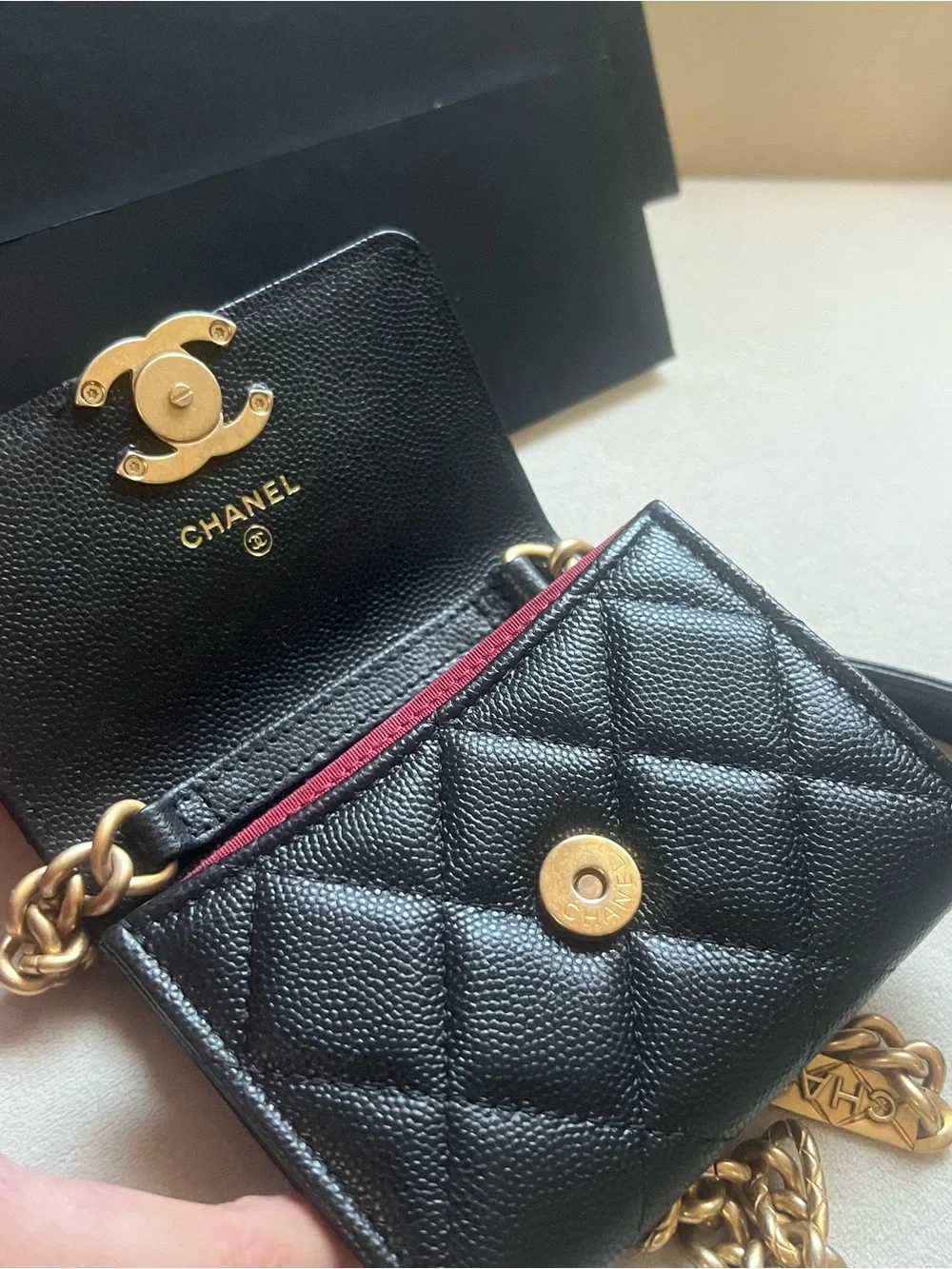 Chanel Caviar Mini crossbody
